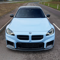 BMW G87 M2 CARBON FIBRE SPLITTER - V5 - CT DESIGN