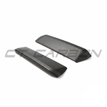 AUDI RS3 8Y 2022-2024 MATTE CARBON FIBRE FRONT BUMPER CORNERS - CT DESIGN