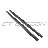 AUDI RS3 8Y 2022+ MATTE CARBON FIBRE SIDE SKIRTS - CT DESIGN