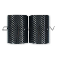 BMW F20/F21/F22/F23/F30/F31/F32/F33 CARBON EXHAUST TIPS - CHROME (SET OF 2)