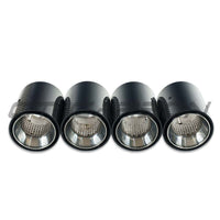 BMW M2, M3, M4 G87/G80/G81/G82/G83 CARBON EXHAUST TIPS - CHROME STRAIGHT CUT (SET OF 4)