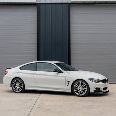 BMW 4 SERIES F32 GLOSS BLACK FULL KIT (DUAL EXHAUST) - MP STYLE - BLAK BY CT CARBON-Kit-BLAK BY CT-CT Carbon - High-quality carbon fiber and gloss black aerodynamic parts for premium sports and luxury vehicles.