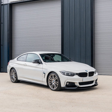 BMW M4 F82 / F83 & F32/F33/F36 4 SERIES DOUBLE SLAT BLACK GRILLES - BLAK BY CT CARBON-Grille-BLAK BY CT-CT Carbon - High-quality carbon fiber and gloss black aerodynamic parts for premium sports and luxury vehicles.