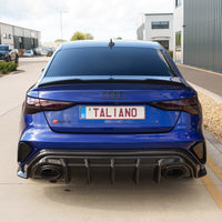 AUDI RS3 8Y 2025+ SALOON CARBON FIBRE DIFFUSER - CT DESIGN
