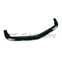 MERCEDES W204 C63 2008-2011 GLOSS BLACK FRONT SPLITTER V1