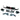 MERCEDES W205 C-CLASS SALOON 2015-2021 GLOSS BLACK DIFFUSER & TIPS - V1