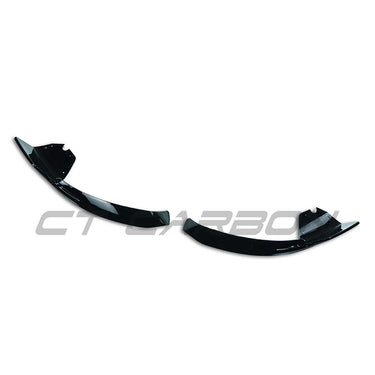 MERCEDES-BENZ W177 A-CLASS 2019-2023 GLOSS BLACK FRONT SPLITTER - V1