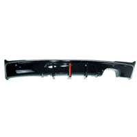 BMW F22/F23 2 SERIES 2014-2020 GLOSS BLACK LED TWIN LEFT DIFFUSER MP STYLE