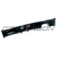 BMW F22/F23 2 SERIES 2014-2020 GLOSS BLACK LED TWIN LEFT DIFFUSER MP STYLE