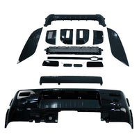 LAND ROVER DEFENDER L663 90/110/130 GLOSS BLACK BUMPER AND TRIM PACK