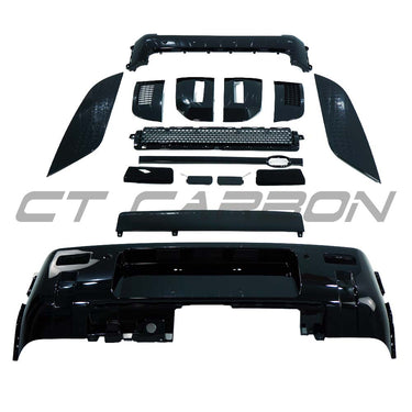 LAND ROVER DEFENDER L663 90/110/130 GLOSS BLACK BUMPER AND TRIM PACK