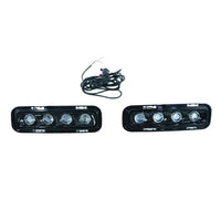 DEFENDER 90/110/130 L663 2020+ GLOSS BLACK LED FOG LIGHTS