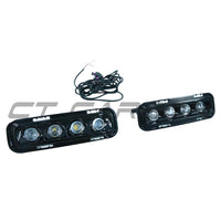 DEFENDER 90/110/130 L663 2020+ GLOSS BLACK LED FOG LIGHTS