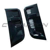 DEFENDER 90/110/130 L663 2020+ GLOSS BLACK WING/FENDER VENTS - V1