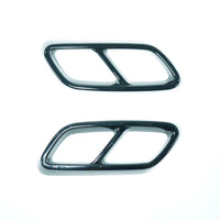 MERCEDES W206 C-CLASS 2021+ GLOSS BLACK EXHAUST TRIM