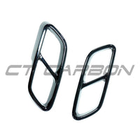 MERCEDES W206 C-CLASS 2021+ GLOSS BLACK EXHAUST TRIM
