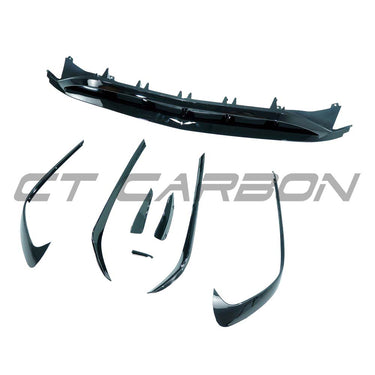 MERCEDES A-CLASS W176 (FACELIFT) 2015-2018 GLOSS BLACK SPLITTER