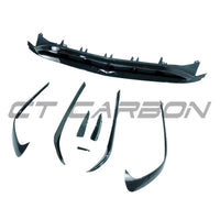 MERCEDES A-CLASS W176 (FACELIFT) 2015-2018 GLOSS BLACK SPLITTER