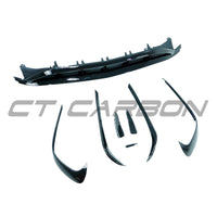 MERCEDES A-CLASS W176 (FACELIFT) 2015-2018 GLOSS BLACK SPLITTER