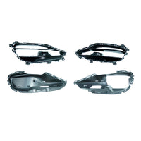 MERCEDES A-CLASS W176 (FACELIFT) 2015-2018 GLOSS BLACK FRONT BUMPER VENTS