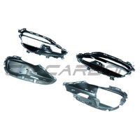 MERCEDES A-CLASS W176 (FACELIFT) 2015-2018 GLOSS BLACK FRONT BUMPER VENTS