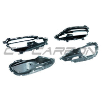 MERCEDES A-CLASS W176 (FACELIFT) 2015-2018 GLOSS BLACK FRONT BUMPER VENTS