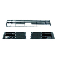 VOLKSWAGEN TRANSPORTER T6 2015-2019 GLOSS BLACK GRILLES WITH ACC