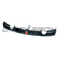 BMW F30/F31 3 SERIES 2012-2019 GLOSS BLACK DUAL EXIT DIFFUSER WITH LED