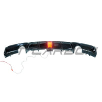 BMW F30/F31 3 SERIES 2012-2019 GLOSS BLACK DUAL EXIT DIFFUSER WITH LED