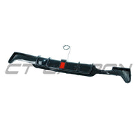BMW 4 SERIES F32/F33/F36 GLOSS BLACK TWIN LEFT EXHAUST DIFFUSER WITH LED - V3