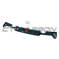 BMW 4 SERIES F32/F33/F36 GLOSS BLACK DUAL EXHAUST DIFFUSER WITH LED - V3