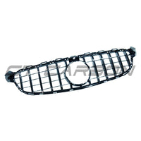 MERCEDES W205 C63 AMG 2014-2018 AMG GT BLACK GRILLE (WITH CAMERA)