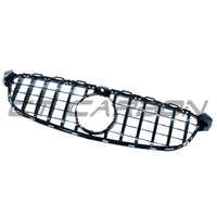 MERCEDES W205 C63 AMG 2014-2018 AMG GT BLACK GRILLE (WITH CAMERA)