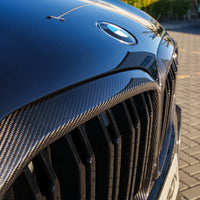 BMW X5 G05 LCI DOUBLE SLAT CARBON FIBRE FRONT GRILLE-Grille-CT CARBON-CT Carbon - High-quality carbon fiber and gloss black aerodynamic parts for premium sports and luxury vehicles.