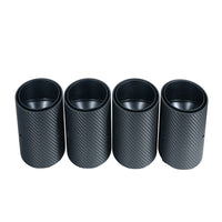 BMW G90/G99 M5 2024+ CARBON FIBRE SLASH CUT EXHAUST TIPS - MATTE BLACK