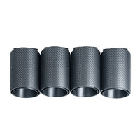 BMW G90/G99 M5 2024+ CARBON FIBRE SLASH CUT EXHAUST TIPS - MATTE BLACK