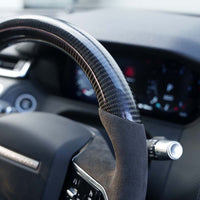 RANGE ROVER VELAR/EVOQUE/DISCOVERY SPORT 2021+ CARBON FIBRE / ALCANTARA CUSTOM STEERING WHEEL