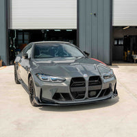BMW M3 & M4 G80/G81/G82/G83 GLOSS BLACK SPLITTER - CSL STYLE