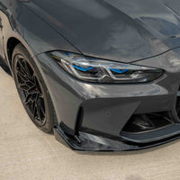 BMW M3 & M4 G80/G81/G82/G83 GLOSS BLACK SPLITTER - CSL STYLE