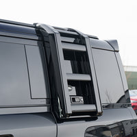 LAND ROVER DEFENDER L663 110 & 90 GLOSS BLACK LADDER