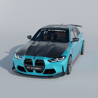 BMW G80/G81/G82/G83 M3/M4 2021+ DRY CARBON FIBRE BONNET/HOOD - CT DESIGN