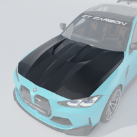 BMW G80/G81/G82/G83 M3/M4 2021+ DRY CARBON FIBRE BONNET/HOOD - CT DESIGN