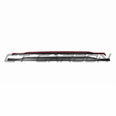 AUDI RS6/RS7 C8 AVANT MATTE CARBON FIBRE SIDE SKIRTS - CT DESIGN - V2