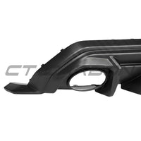 AUDI RS3 8Y SPORTBACK 2025+ MATTE CARBON FIBRE REAR DIFFUSER - CT DESIGN