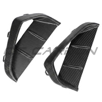 AUDI RS3 8Y 2025+ MATTE CARBON FIBRE FRONT BUMPER VENTS- CT DESIGN