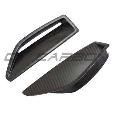 AUDI RS6/RS7 C8 2019+ AVANT MATTE CARBON FIBRE FRONT BUMPER VENT TRIM