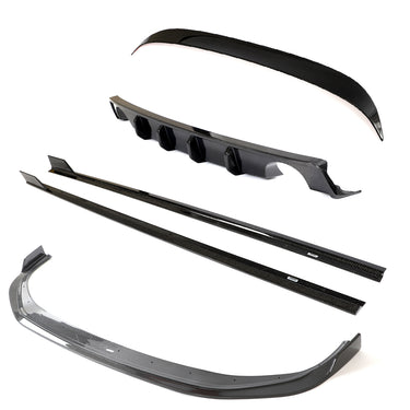 HYUNDAI i30N CARBON FIBRE KIT (PRE-FACELIFT) - CT DESIGN-Kit-CT CARBON-CT Carbon - High-quality carbon fiber and gloss black aerodynamic parts for premium sports and luxury vehicles.