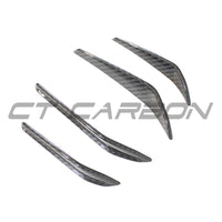 BMW M3/M4 (G80 G81 G82 G83) 2021+ CARBON FIBRE FRONT BUMPER CANARDS