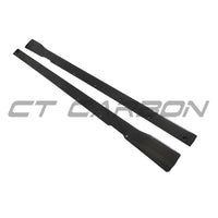 MERCEDES E-CLASS W213/S213 AMG (E43/E53/E63) 2016-2023 CARBON FIBRE SIDE SKIRTS