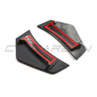 AUDI R8 V10 GEN 2.5 2020-2023 CARBON FIBRE REAR BUMPER CORNERS